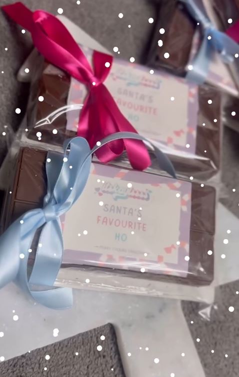 Santa's Chocolate Bars